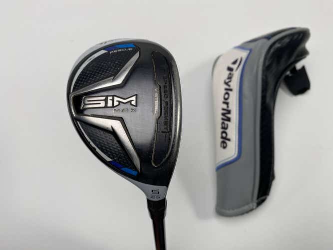 TaylorMade SIM MAX 5 Hybrid 25* Fujikura Ventus Blue 5A Senior RH HC