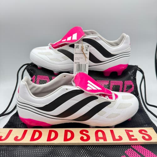 Adidas Predator Presicion.3 FG Soccer Cleats White Black Pink ID6790 Men’s Sz 7   New