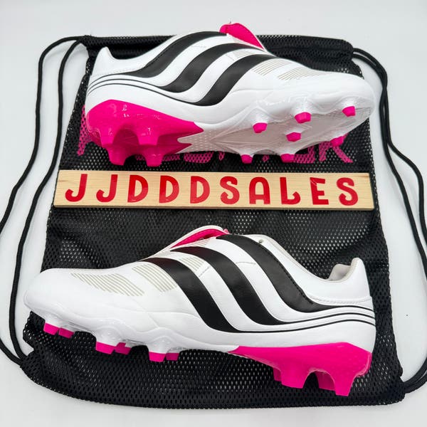 adidas Predator Precision.3 FG - White/Black/Pink - Size 7