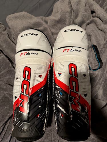 CCM Jetspeed FT6 pro 13" Shin Pads (Like New)