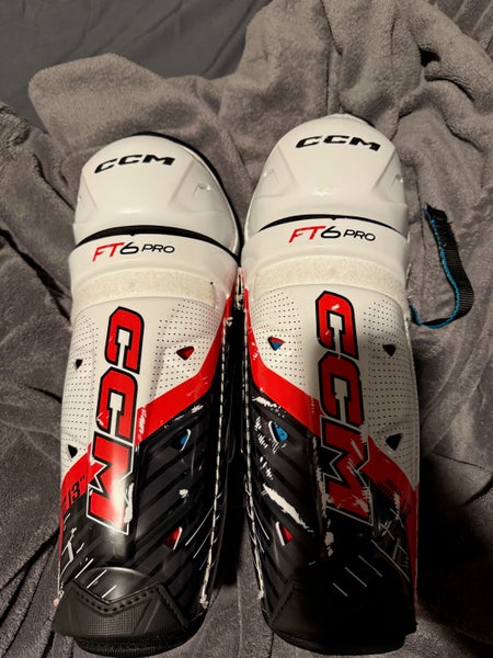 CCM Jetspeed FT6 pro 13" Shin Pads (Like New)