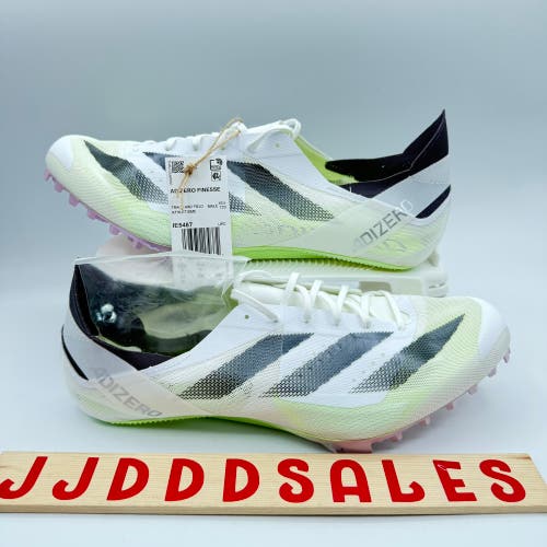 Adidas Adizero Finesse Track Spikes White Green IE5487 Men’s Sz 11 NWT
