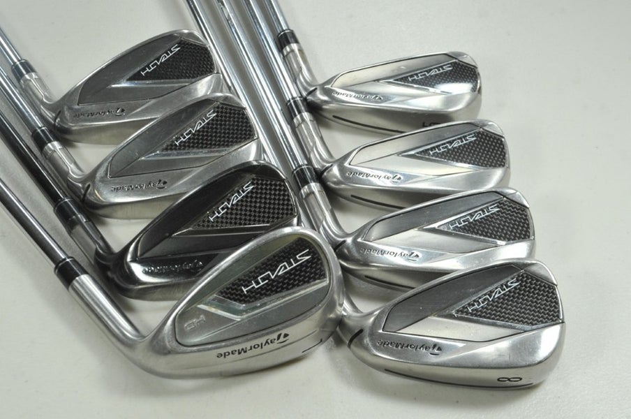TaylorMade Stealth 5-PW,AW,LW Iron Set Regular Flex RH KBS MAX MT Steel # 196984