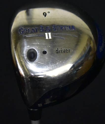 CALLAWAY BIG BERTHA II DRIVER LOFT: 9 FLEX: STIIFF LENGTH:45 IN LEFT HANDED