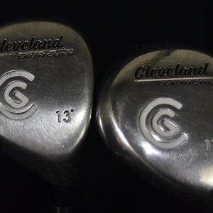 CLEVELAND LAUNCHER 3 5  WOOD SET FLEX: REGULAR  LENGTH : 42 IN RH