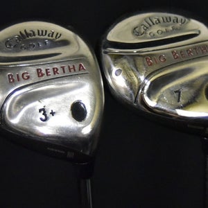 CALLAWAY BIG BERTHA 3H & 7H WOOD SET FLEX: REGULAR  LENGTH : 42 IN RH