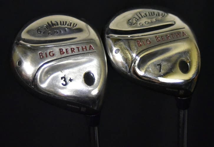 CALLAWAY BIG BERTHA 3H & 7H WOOD SET FLEX: REGULAR  LENGTH : 42 IN RH