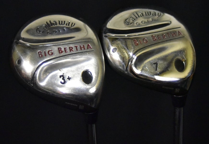 CALLAWAY BIG BERTHA 3H & 7H WOOD SET FLEX: REGULAR  LENGTH : 42 IN RH