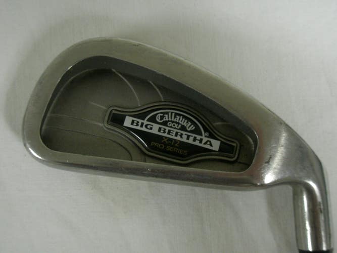 Callaway Big Bertha X-12 Pro Series 9 Iron (Graphite Harrison Firm 2* Flat) Golf