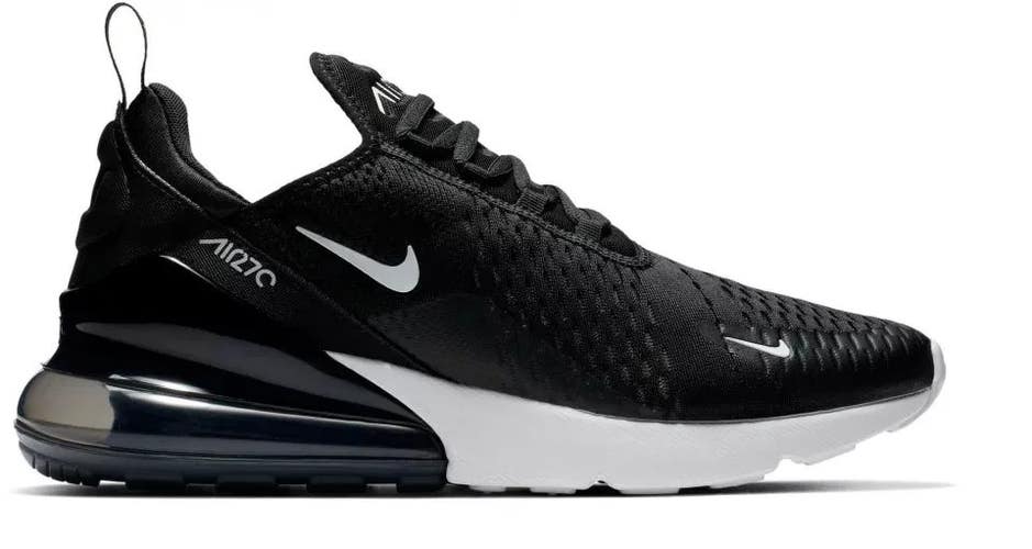 Nike Air Max 270 AH6789-001 Sneaker Women's US 9 Black Lifestyle Shoes RTN209