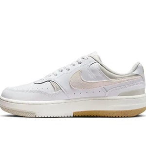 Nike Gamma Force DX9176-103 Women's US 10 White Leather Lifestyle Shoes RTN220