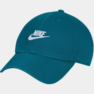 Nike Club FB5368-381 Cap Mens M/L Teal Adjustable Unstructured Futura Wash BYB79