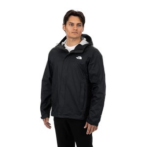 The North Face Venture 2 Rain Jacket Men Black Dryvent Waterproof Full Zip BYB71
