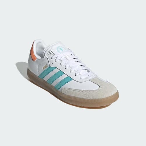 Adidas Samba IH8160 Men's White Easy Mint Inter Miami CF Indoor Boots FL3884