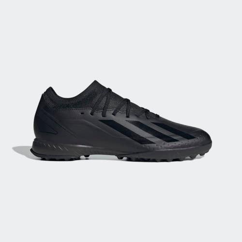 Adidas Crazyfast.3 Turf ID9336 Men's Core Black Lace-Up Football Boots FL3872