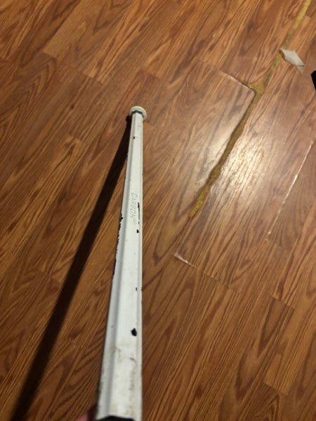 used ECD Carbon 3.0 Attack Lacrosse Shaft in white