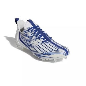 Adidas Adizero GW5059 Men's US 9 White Royal Blue Low Top Football Cleats FL3871