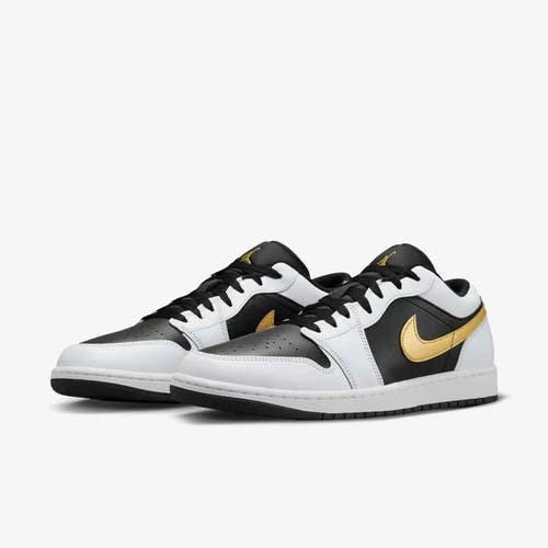 Nike Air Jordan 1 Low 553558-172 Sneakers Men's 9.5 White Lifestyle Shoes FL3927