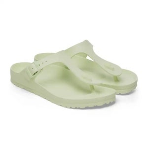 Birkenstock Gizeh 1024508 Women's US 5 Faded Lime Adjustable Strap Sandal FL3982