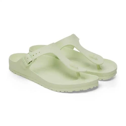Birkenstock Gizeh 1024508 Women's US 5 Faded Lime Adjustable Strap Sandal FL3982