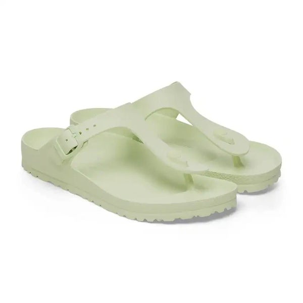 Birkenstock Gizeh 1024508 Women's US 5 Faded Lime Adjustable Strap Sandal FL3982