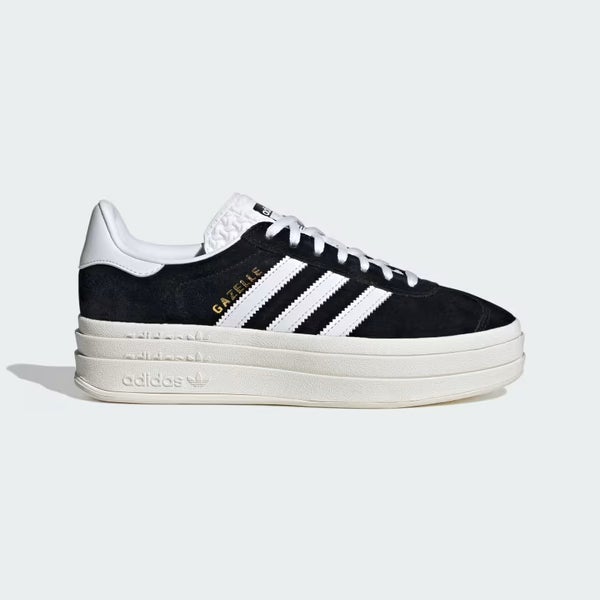 Adidas Gazelle Bold HQ6912 Sneakers Women's 10 Black White Platform Shoes FL3859