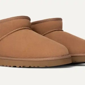 UGG Classic Ultra Mini 1137391-CHE Men's US 13 Brown Sheepskin Ankle Boot FL3964