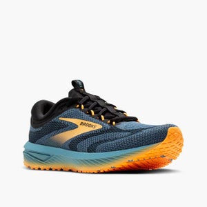 Brooks Revel 7 110435-1D-484 Sneakers Men's Blue Orange Pop Running Shoes FL3812