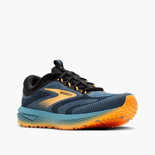 Brooks Revel 7 110435-1D-484 Sneakers Men's Blue Orange Pop Running Shoes FL3812