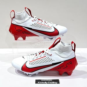 Nike Vapor Edge Pro 360 2 Football Cleats White Red Size 11 Mens FQ4044-105