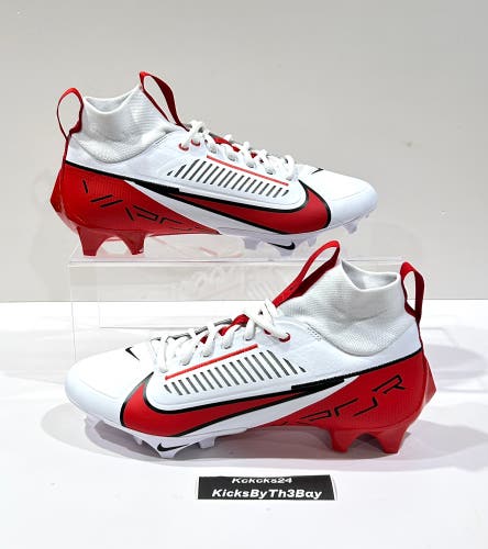 Nike Vapor Edge Pro 360 2 Football Cleats White Red Size 11 Mens FQ4044-105