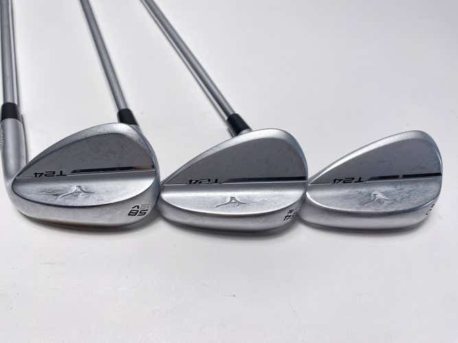 Mizuno T24 Soft Satin Wedge Set 50* 8 | 54* 10 | 58* 10 True Temper DG S400 RH