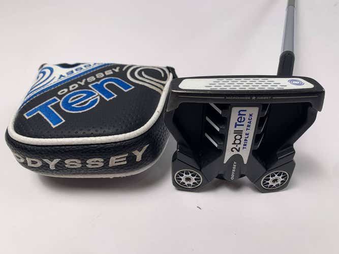 Odyssey 2-Ball Ten Triple Track Small Slant Putter 34" Mens RH HC