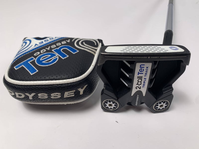 Odyssey 2-Ball Ten Triple Track Small Slant Putter 34" Mens RH HC