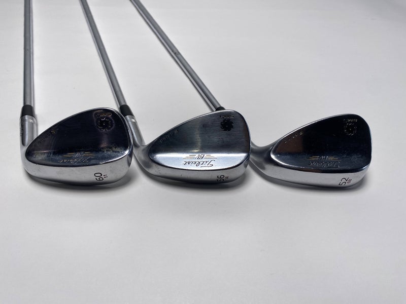 Titleist Vokey SM5 Tour Chrome Wedge Set 52* 8 | 56* 14 | 60* 11 Wedge Mens RH