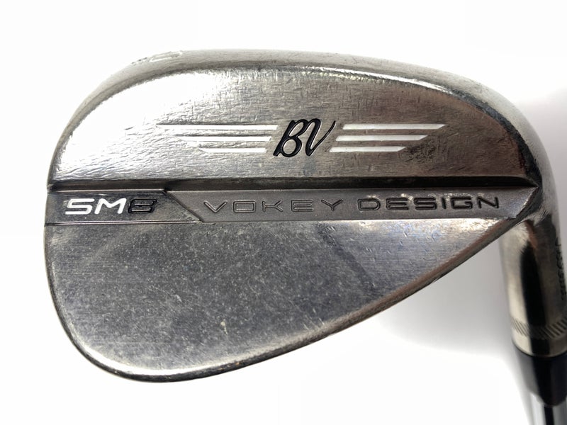 Titleist Vokey SM8 Brushed Steel Wedge 50* 8 Bounce F-Grind Wedge Steel Mens RH