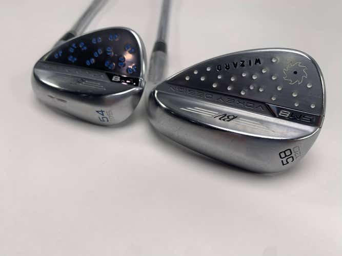 Titleist Vokey SM8 Tour Chrome Wedge Set 54* 10 | 58* 12 WedgeWorks Wedge RH