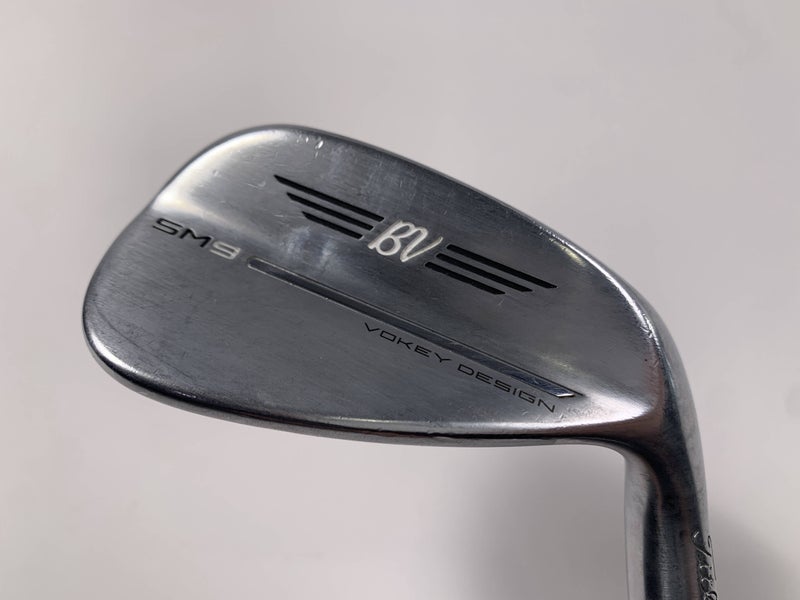 Titleist Vokey SM9 Tour Chrome Gap Wedge GW 46* 10 F-Grind Wedge Steel Mens RH