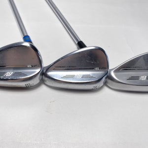 Titleist Vokey SM9 Tour Chrome Wedge Set 50* 8 | 54* 10 | 58* 10 Steel RH READ