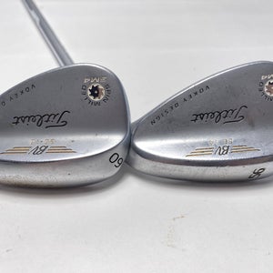 Titleist Vokey Spin Milled SM4 Chrome Wedge Set 56*14 | 60*10 Wedge Steel RH