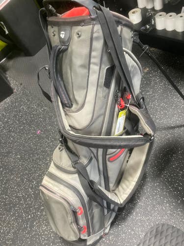 Used Taylormade BAG Mens Stand Bag Grey 11825-S000033640
