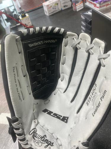 Used Rawlings RSB BB/SB Glove RH Throw Black 14" 11825-S000033629