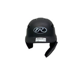 Used Rawlings YOUTH HELMET W/ JAW GUARD Batting Helmet w/Mask Black SM 11347-S000251772
