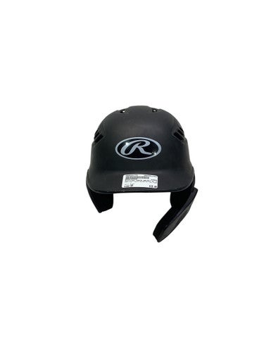 Used Rawlings YOUTH HELMET W/ JAW GUARD Batting Helmet w/Mask Black SM 11347-S000251772