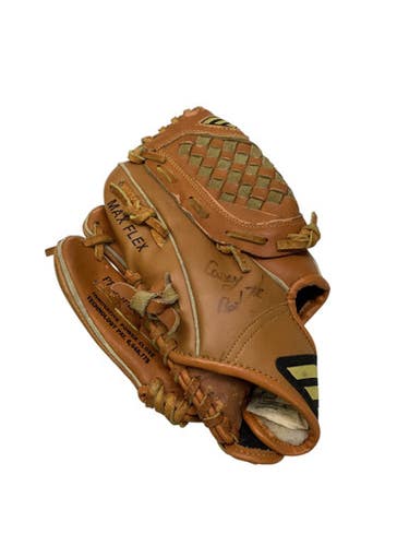 Used Mizuno POWER CLOSE BB/SB Glove LH Throw Brown 10" 11347-S000251755