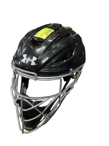 Used Under Armour UAHG2-YVS Catchers Helmet w/Mask Black One Size 11613-S000164384