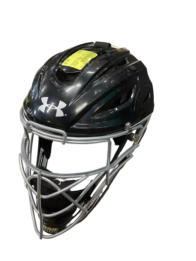 Used Under Armour UAHG2-YVS Catchers Helmet w/Mask Black One Size 11613-S000164384