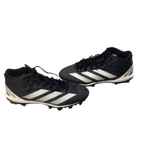 Used Adidas Adult FB Cleats Black And White Senior 7.5 11760-S000079408