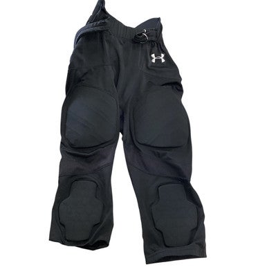 Used Under Armour Youth FB Integrated Pants Black LG 11760-S000079350