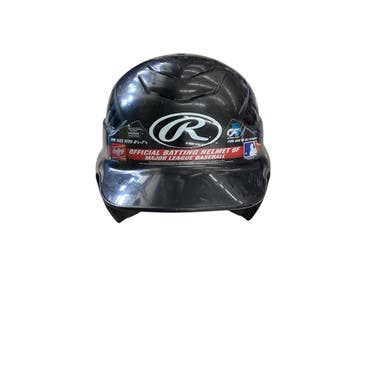 Used Rawlings BASEBALL HELMET Batting Helmet No Mask Black MD 11760-S000079345